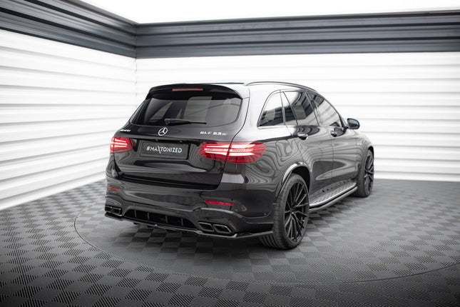 Bakre splitter V.2 med vertikala stag för Mercedes GLC 63 SUV X253