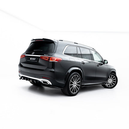 Bakre splitter V.2 med vertikala stag för Mercedes GLS AMG-Line X167