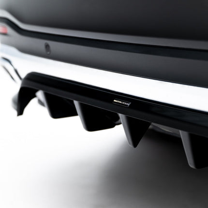 Bakre splitter V.2 med vertikala stag för Mercedes GLS AMG-Line X167