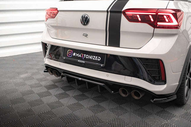 Diffuser med vertikala stag för VW T-Roc R/R-Line MK1 Facelift