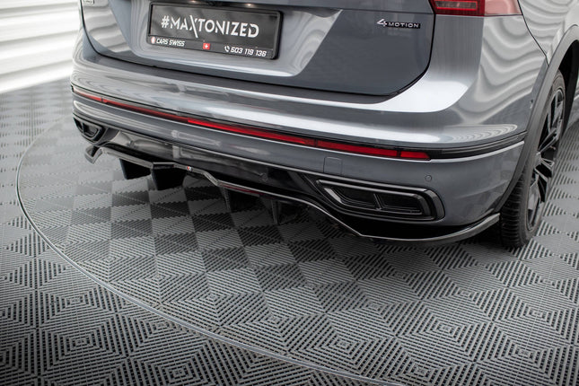 Diffuser med vertikala stag för VW Tiguan Allspace R-Line MK2 Facelift