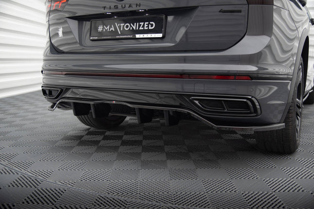 Diffuser med vertikala stag för VW Tiguan R-Line MK2 Facelift