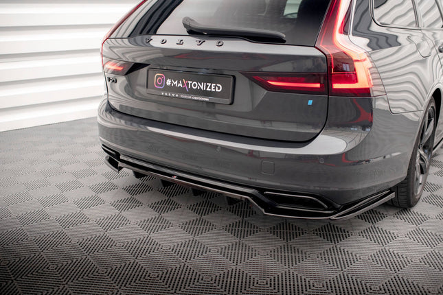 Diffuser med vertikala stag för Volvo V90/S90 R-Design MK2