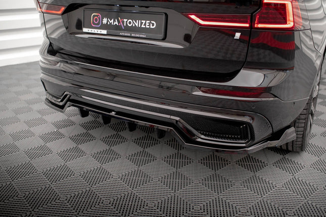 Diffuser med vertikala stag för Volvo XC60 R-Design MK2 Facelift