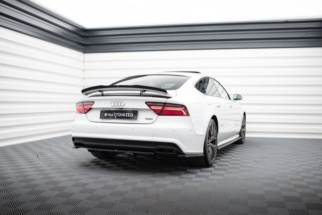 Diffuser med vertikala stag för Audi A7 S-Line C7 Facelift