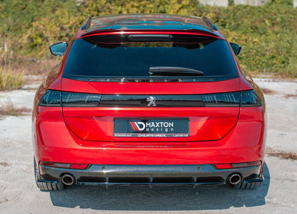 Bakre splitter med vertikala stag för Peugeot 508 Petrol MK2