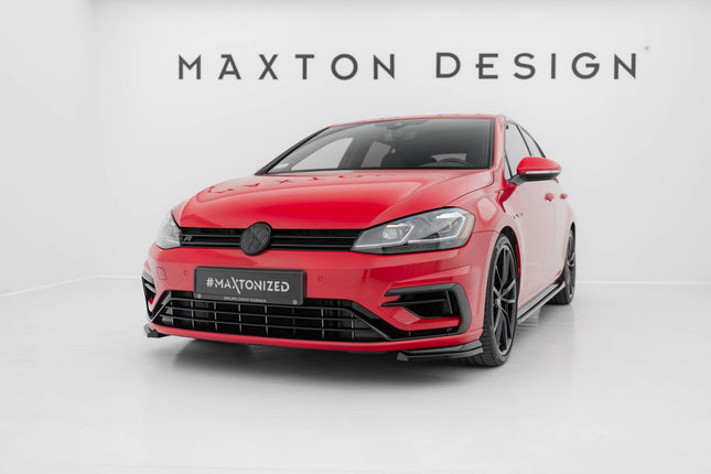Främre sidosplitters för VW Golf R/R-Line MK7 Facelift