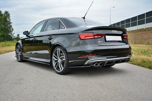Bakre sidosplitters för Audi A3 S-Line/S3 8V Facelift Sedan