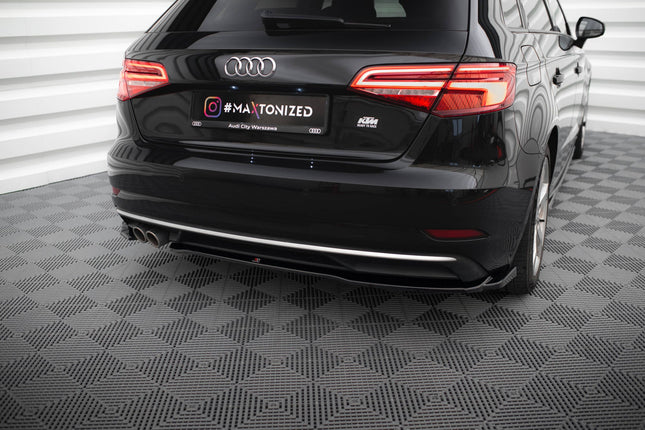 Bakre sidosplitters för Audi A3 Sportback 8V Facelift