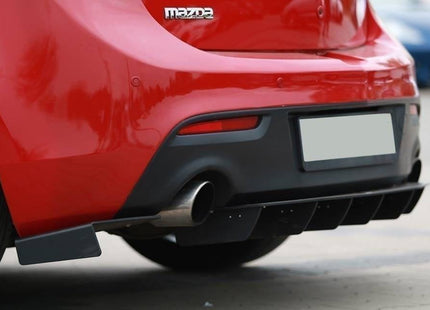 Bakre sidosplitters för Mazda 3 MK2 MPS CNC