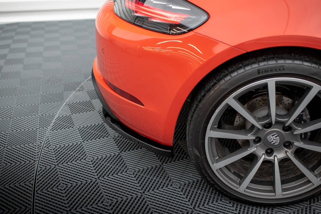 Bakre sidosplitters för Porsche 718 Cayman 982c