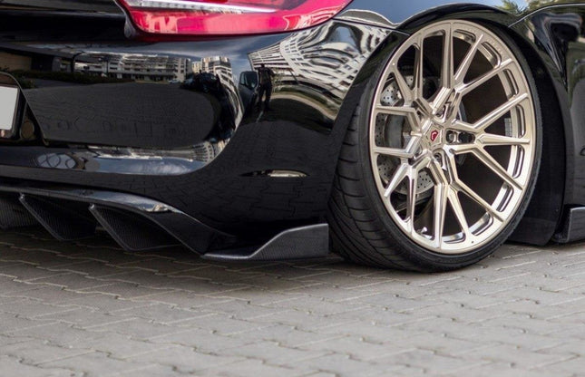 Bakre sidosplitters för Porsche Cayman MK2 981C