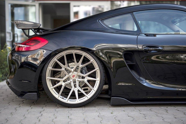 Bakre sidosplitters för Porsche Cayman MK2 981C