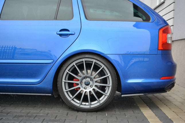 Bakre sidosplitters för Skoda Octavia RS Sedan/Combi MK2/MK2 Facelift