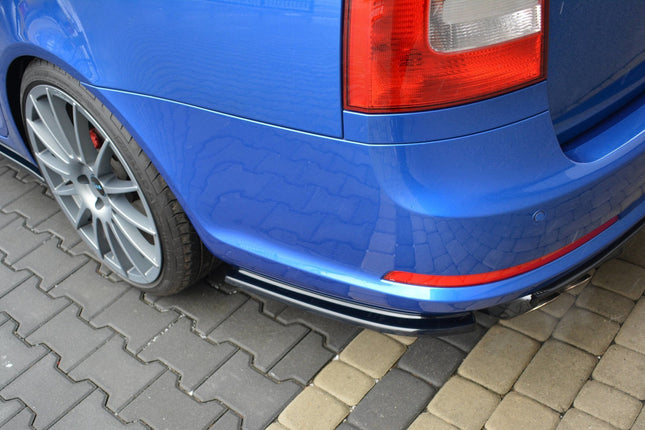 Bakre sidosplitters för Skoda Octavia RS Sedan/Combi MK2/MK2 Facelift