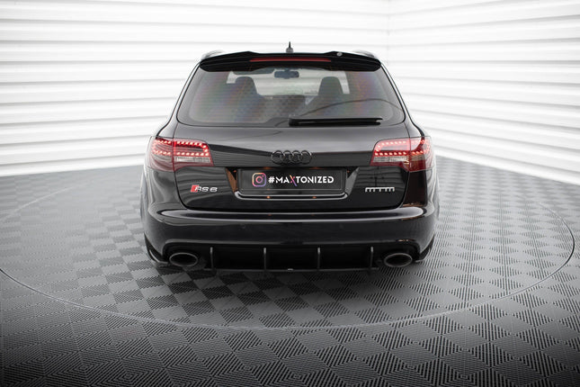 Bakre sidosplitters Street Pro för Audi RS6 Avant C6