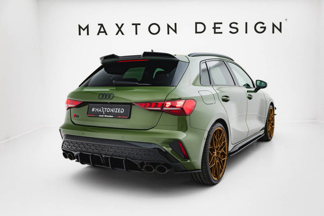 Bakre sidosplitters Street Pro för Audi S3 Sportback 8Y Facelift