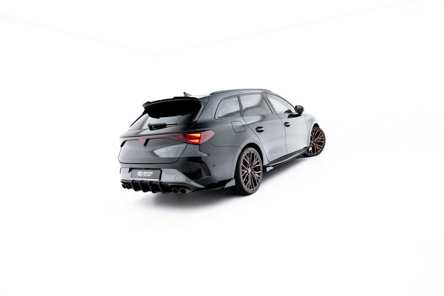 Bakre sidosplitters Street Pro med flaps för Cupra Leon ST MK1 Facelift