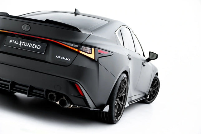 Bakre sidosplitters Street Pro med flaps för Lexus IS 500 MK3 Facelift 2 (XE30)
