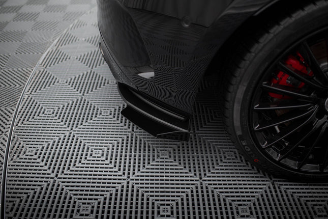 Bakre sidosplitters Street Pro med flaps för Mercedes A35 Hatchback W177