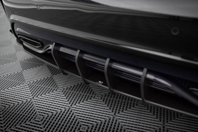 Bakre sidosplitters Street Pro med flaps för Mercedes A-Klass AMG-Line W176 Facelift
