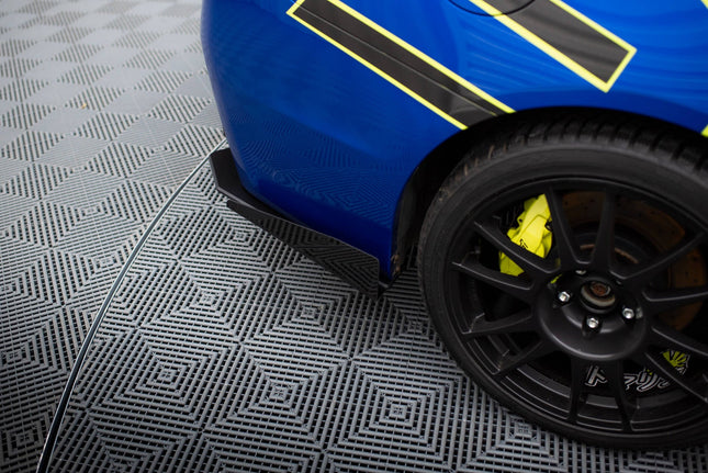 Bakre sidosplitters Street Pro med flaps för Subaru WRX STI MK1