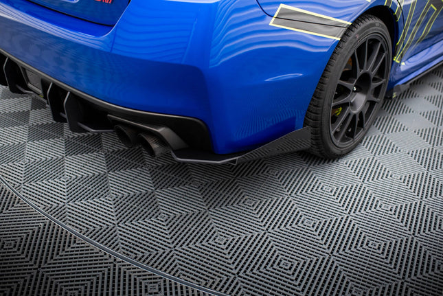 Bakre sidosplitters Street Pro med flaps för Subaru WRX STI MK1