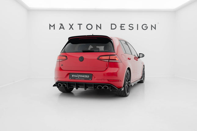 Bakre sidosplitters Street Pro med flaps för VW Golf 7 R Facelift