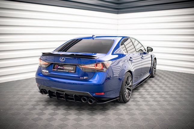 Bakre sidosplitters Street Pro för Lexus GS F MK4 Facelift