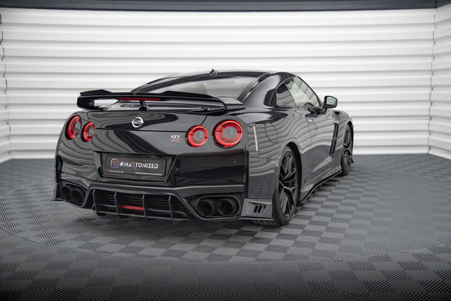 Bakre sidosplitters Street Pro för Nissan GTR R35 Facelift
