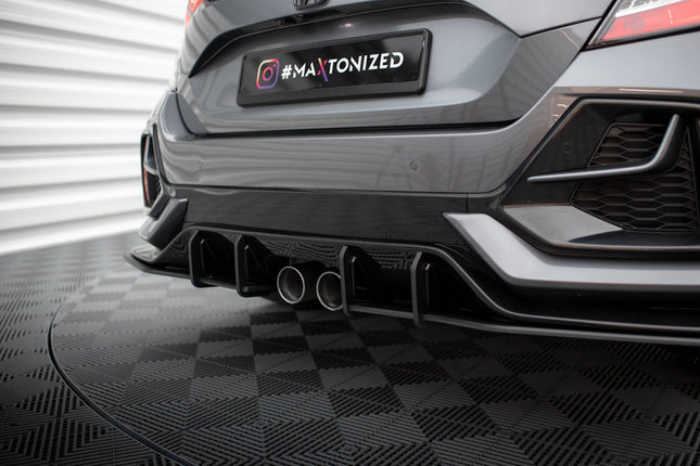 Bakre sidosplitters Street Pro V.1 för Honda Civic Sport MK10 Facelift