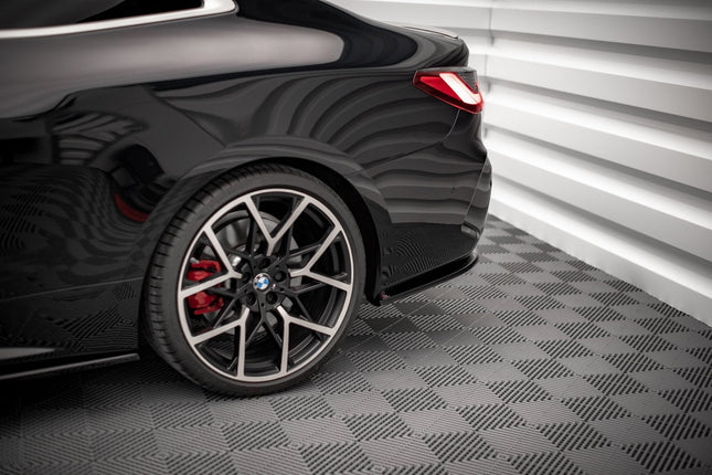 Bakre sidosplitters V.1 för BMW 4-serie M-Paket G22/G23/G22 Facelift/G23 Facelift