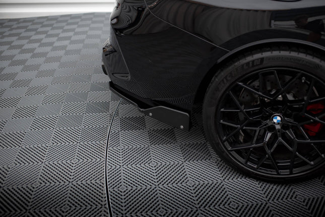 Bakre sidosplitters V.1 med flaps för BMW M8 Gran Coupé F93