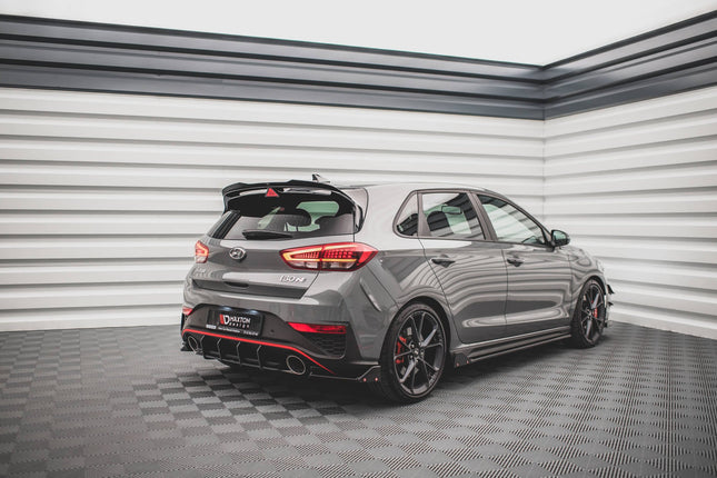 Bakre sidosplitters V.1 med flaps för Hyundai I30 N Hatchback MK3 Facelift