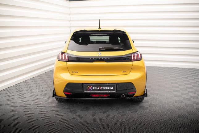 Bakre sidosplitters V.1 med flaps för Peugeot 208 GT MK2
