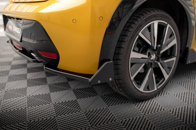 Bakre sidosplitters V.1 med flaps för Peugeot 208 GT MK2