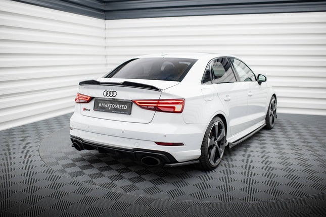 Bakre sidosplitters V.2 för Audi RS3 Sedan 8V Facelift