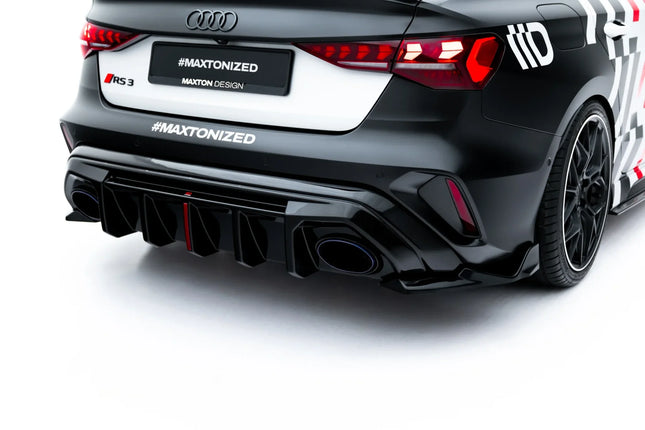 Bakre sidosplitters V.2 för Audi RS3 Sedan 8Y Facelift