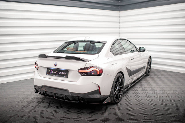 Bakre sidosplitters V.2 med flaps för BMW 2-serie Coupé M-Paket G42