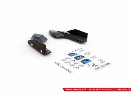 Bakre sidosplitters V.2 med flaps för VW Golf R Hatchback MK8