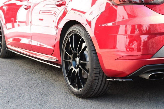 Bakre sidosplitters V.2 för Seat Leon Cupra MK3 Facelift Hatchback