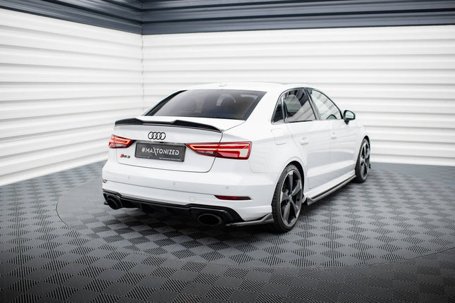 Bakre sidosplitters V.3 för Audi RS3 Sedan 8V Facelift