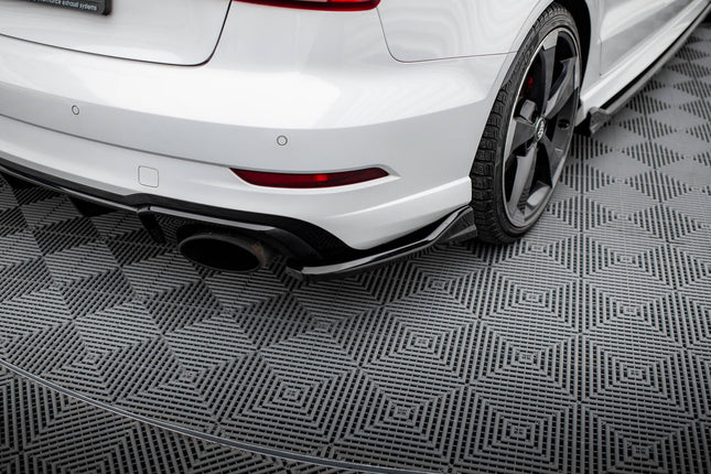 Bakre sidosplitters V.3 för Audi RS3 Sedan 8V Facelift