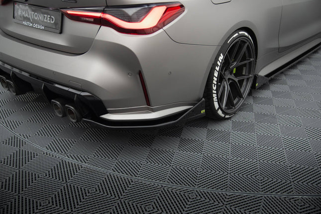 Bakre sidosplitters V.3 CSL-look för BMW M4 G82/G82 Facelift