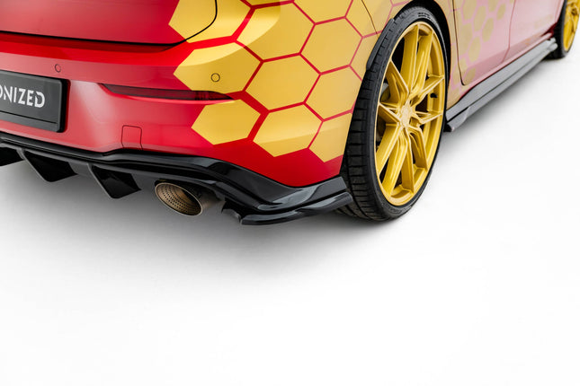 Bakre sidosplitters V.3 för VW Golf GTI Clubsport MK8 Facelift