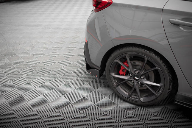 Bakre sidosplitters V.4 med flaps för Hyundai I30 N Hatchback MK3 Facelift
