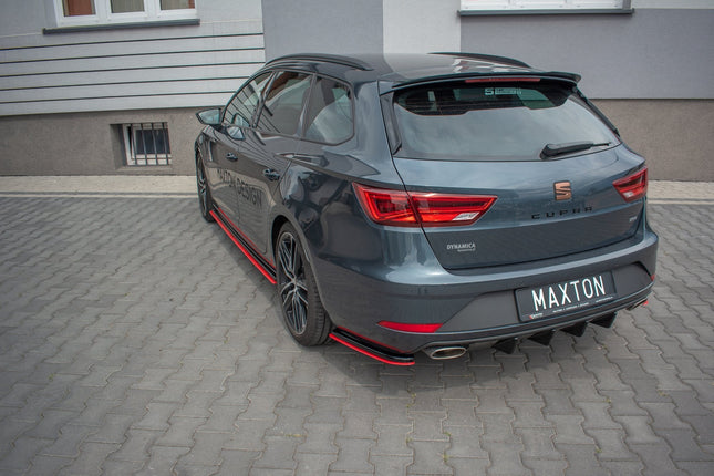 Bakre sidosplitters V.4 för Seat Leon Cupra MK3 Facelift Sports Tourer