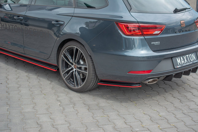 Bakre sidosplitters V.4 för Seat Leon Cupra MK3 Facelift Sports Tourer