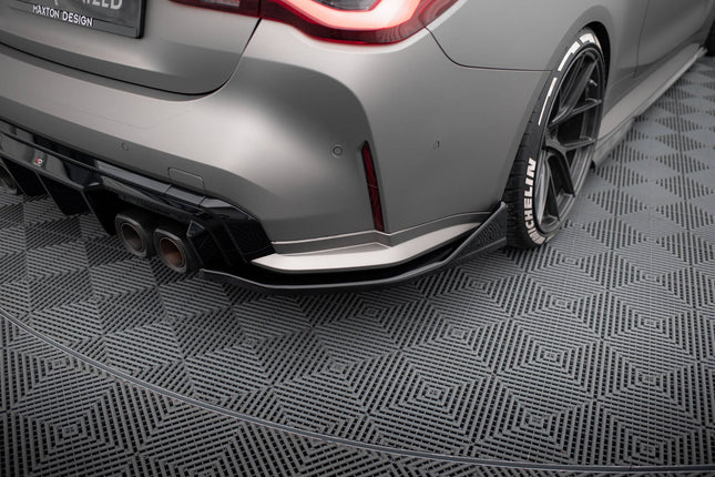Bakre sidosplitters V.5 (för diffuser V.1) för BMW M4 G82/G82 Facelift
