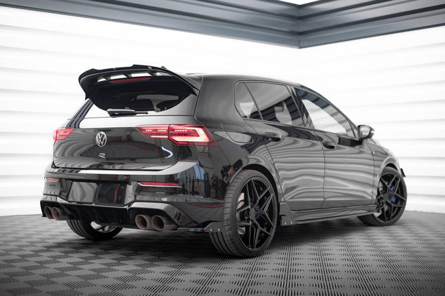 Bakre sidosplitters V.5 med flaps för VW Golf R Hatchback MK8